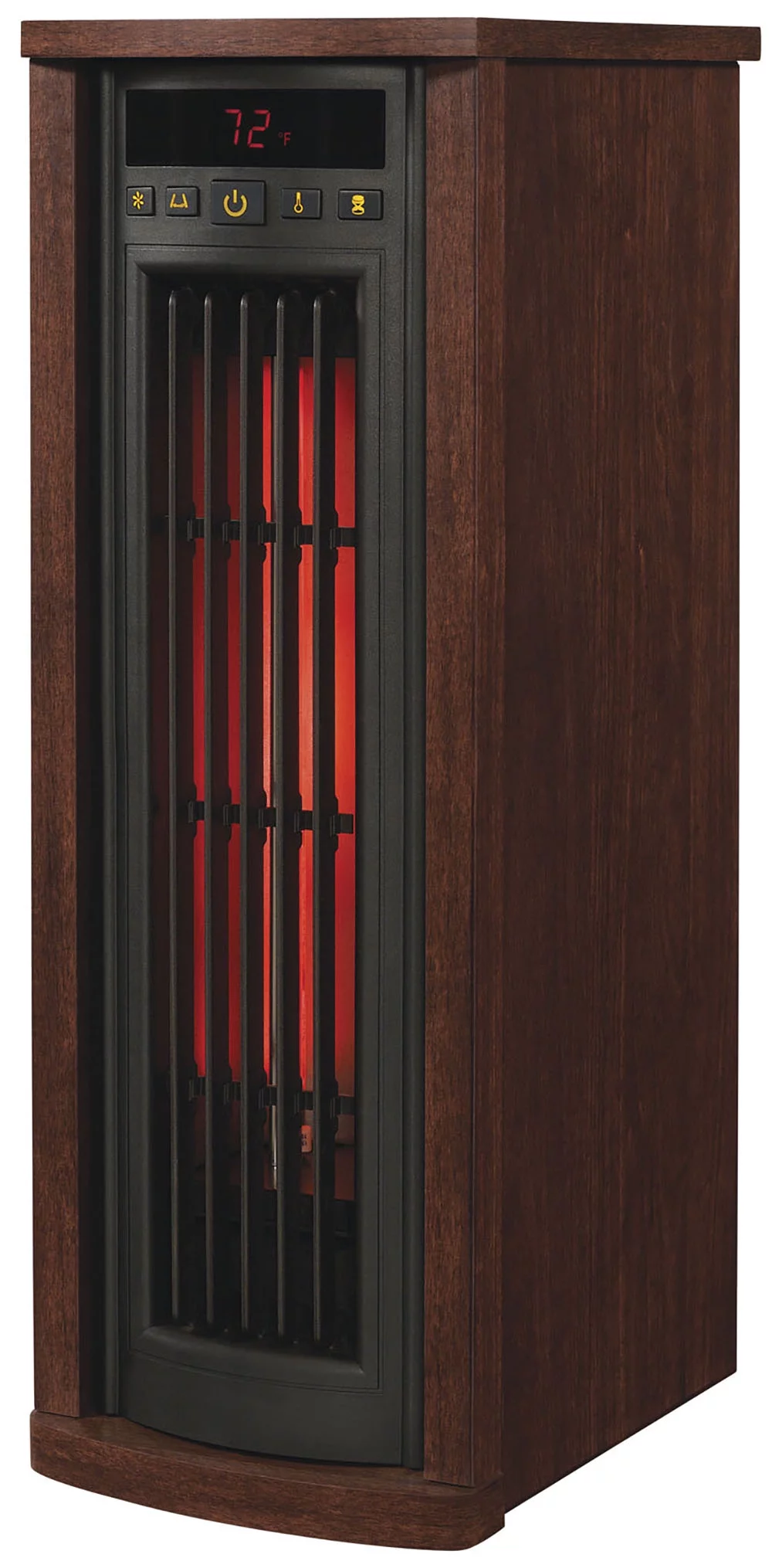 Duraflame Portable Electric Infrared Quartz Oscillating Tower Heater, Cherry