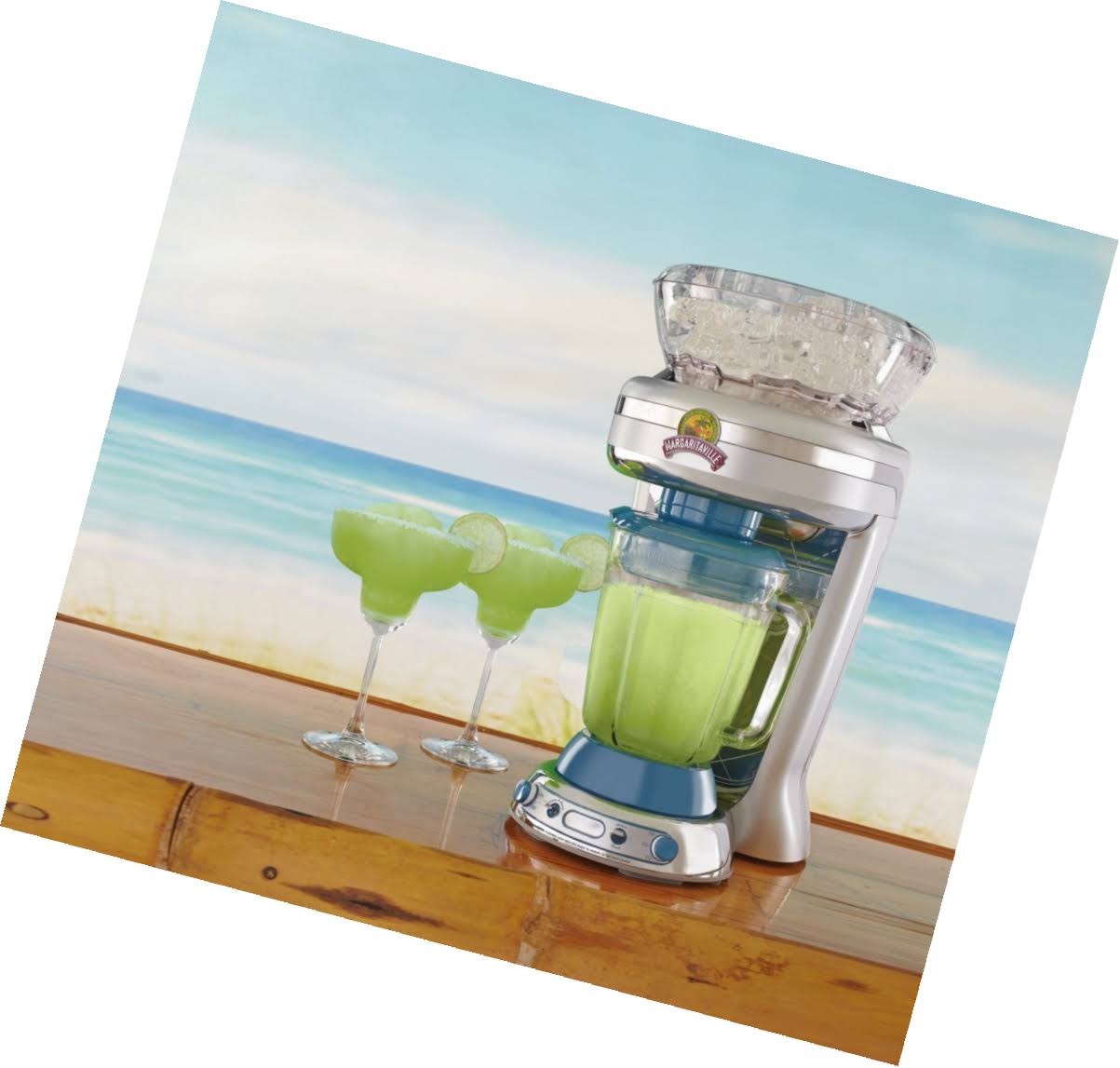 Margaritaville Key West Frozen Concoction Maker with Easy Pour Jar and XL Ice Reservoir
