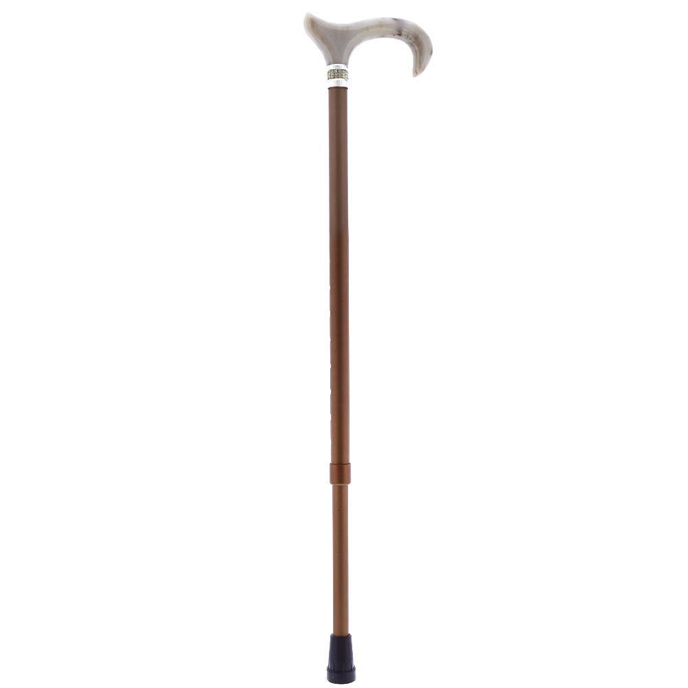 Royal Canes -Champagne Pearlz with Rhinestone Collar and Designer Adjustable Cane