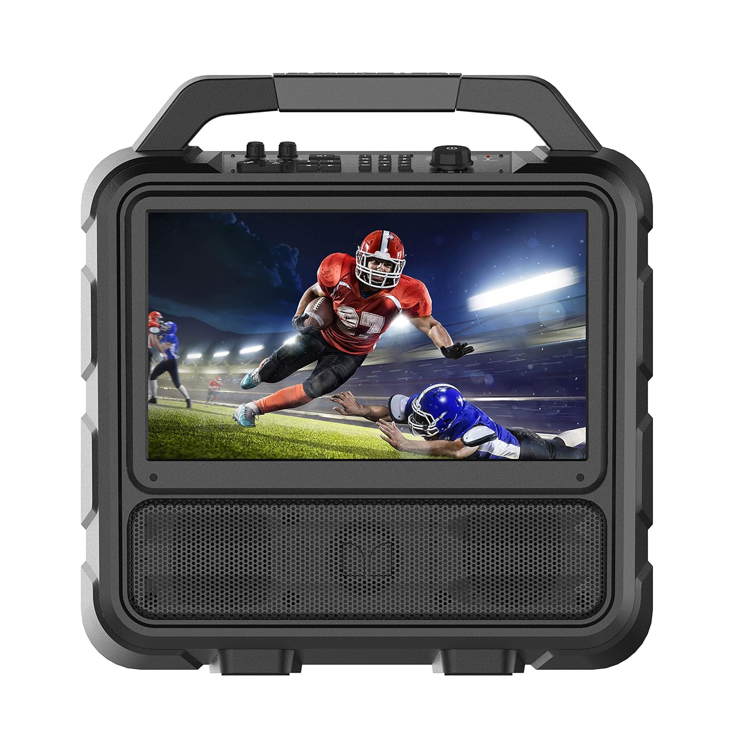 Monster Vision | Portable Entertainment System, 15.6” Full HD Screen, 60W Audio | Up to 25 Hours Playback | Two HDMI Ports for Your Favorite Smart Streaming Device, Gaming Console & TV
