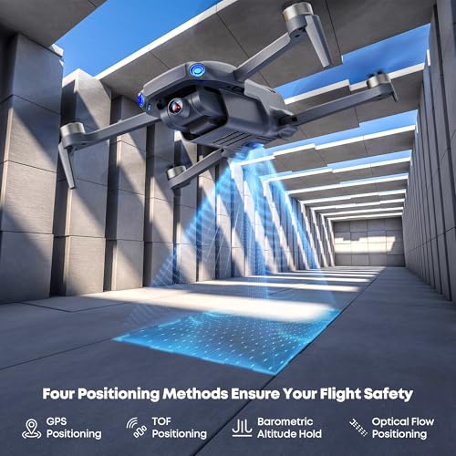 V11MINI SE Drones with Camera for Adults 4K UHD,Under 249g,70 Mins Flight Time,9842FT Long Range,Auto Return,Lightweight and Foldable Drone for Adults,Beginner,Upgraded Mini Drone with TOF GPS