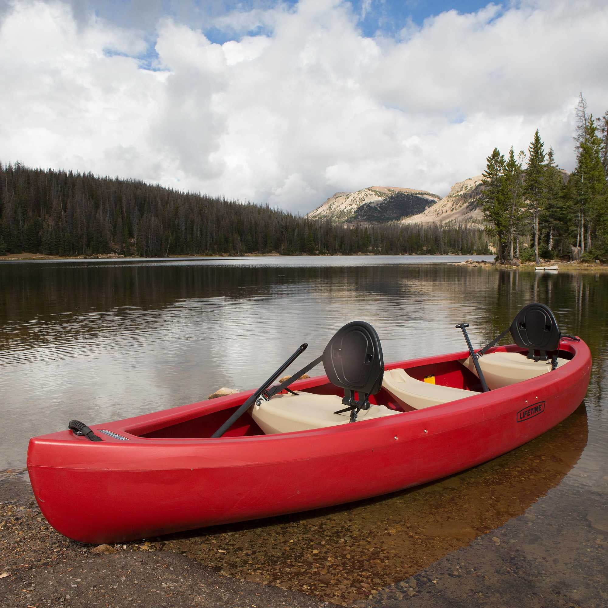 Lifetime Wasatch 130 Canoe - Forest Green - 90561