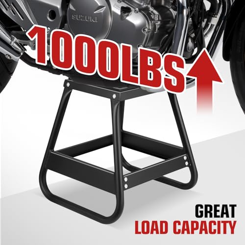 DNA MOTORING Motorcycle Lift Table 1000lbs Capacity Motorcycle Support Stand L 86.2in x W 22in Motorcycle Lift Jack Lifting Range 7.2-30.3in Black TOOLS-00780