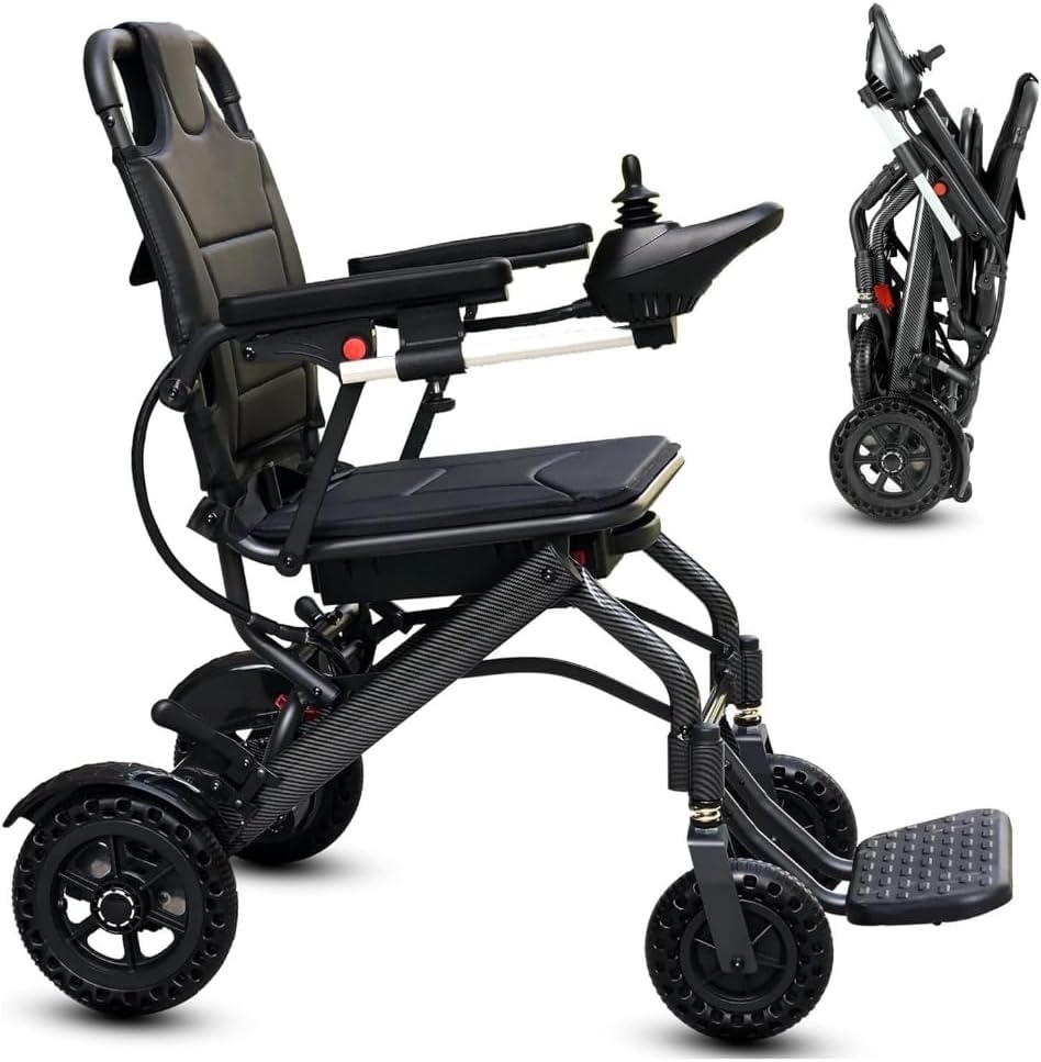 33Lbs Lightweight Foldable Electric Wheelchairs for Adults,Movex MV03 [2024 Model], Stylish, Compact Motorized Intelligent Portable Power, Airline Approved