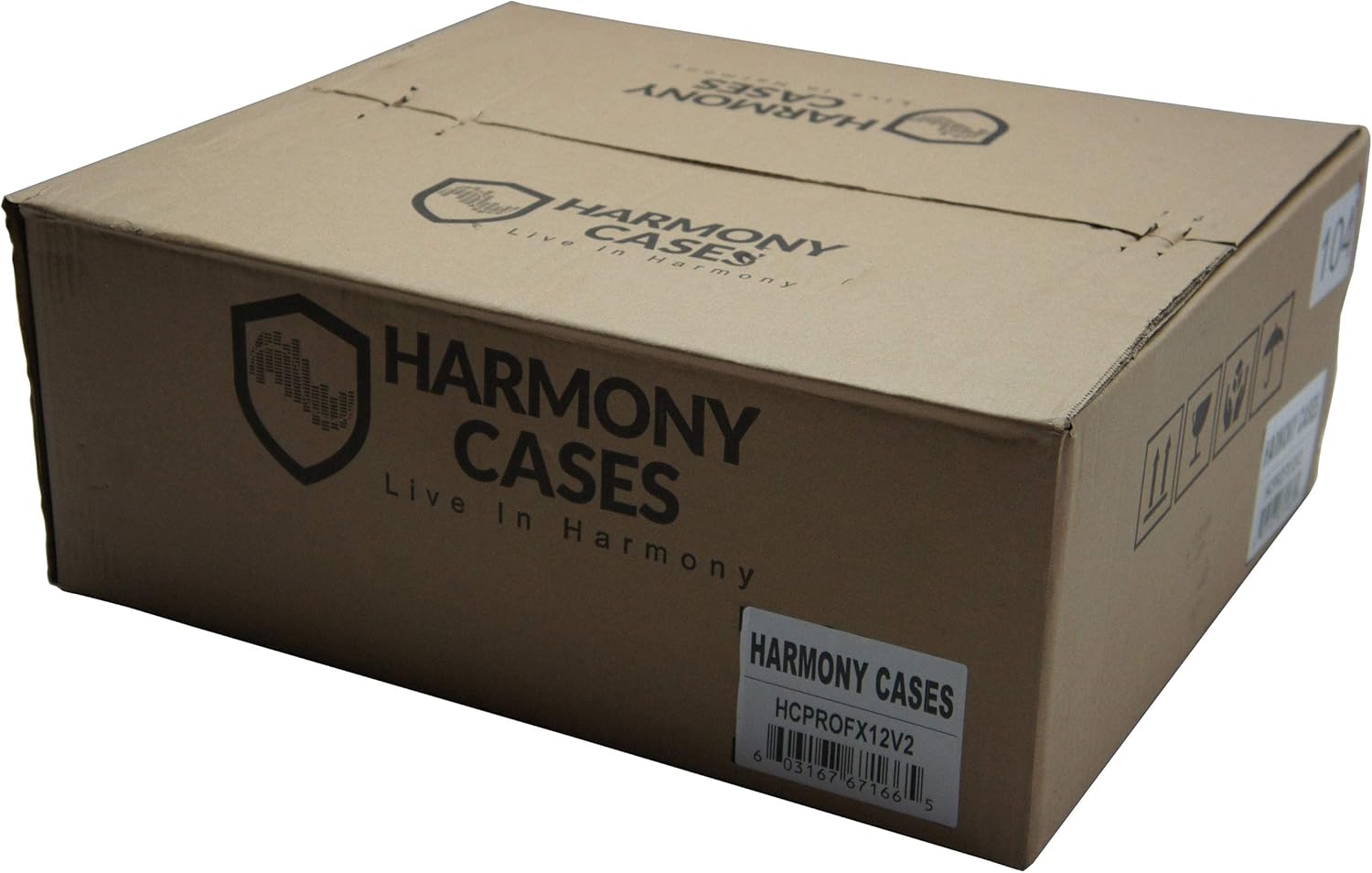Harmony HCPROFX12V2 Flight Transport Road Custom Case Compatible with Mackie PROFX12 Mixer