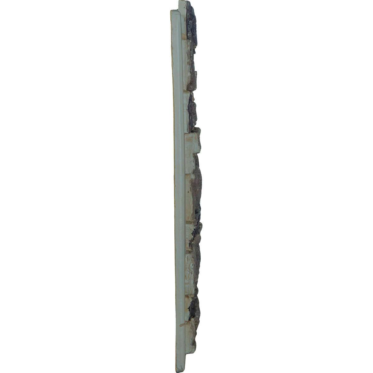 Ekena Millwork 48 in. x 24 in. Acadia Ledge Stacked Stone Stonewall Faux Stone Siding Panel, Colfax