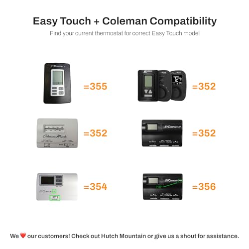 Micro-Air EasyTouch Digital Wireless RV Thermostat Compatible with Coleman