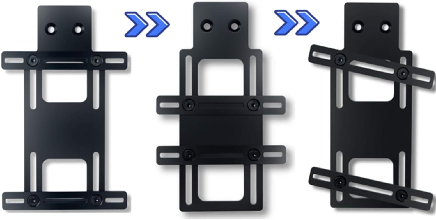 Meza-Set of 2 Hotas Desk Mounts Joystick Mount Compatible with Logitech G X52/X52 Pro/X56/X56 Rhino/Thrustmaster T.16000M FCS/TCA Officer Pack Airbus Hotas Mount