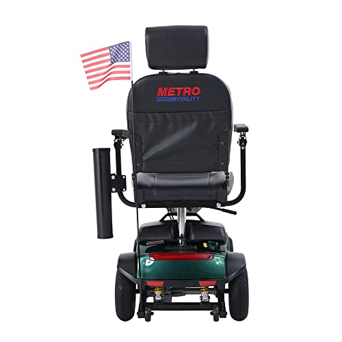 Powered Mobility Scooters for Adults, 4-Wheel Electric Mobility Scooters for Seniors with Rotating Swivel Seat, Charger Included, Electric Wheelchair Device for Elderly (MAX Plus,Red)