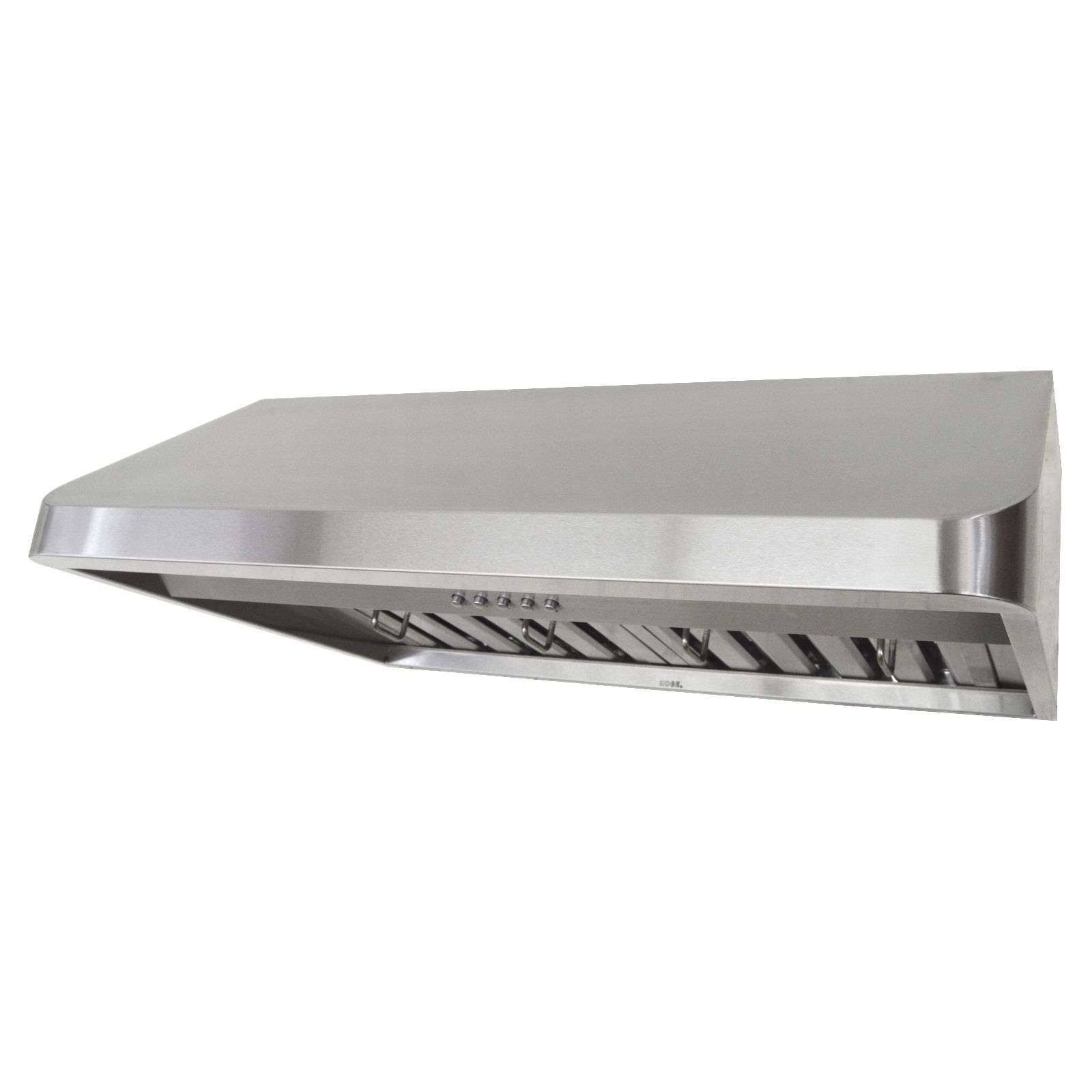 Kobe CHX9136SQB-1 Brillia 36-Inch Under Cabinet Range Hood, 3-Speed, 680 CFM, LED