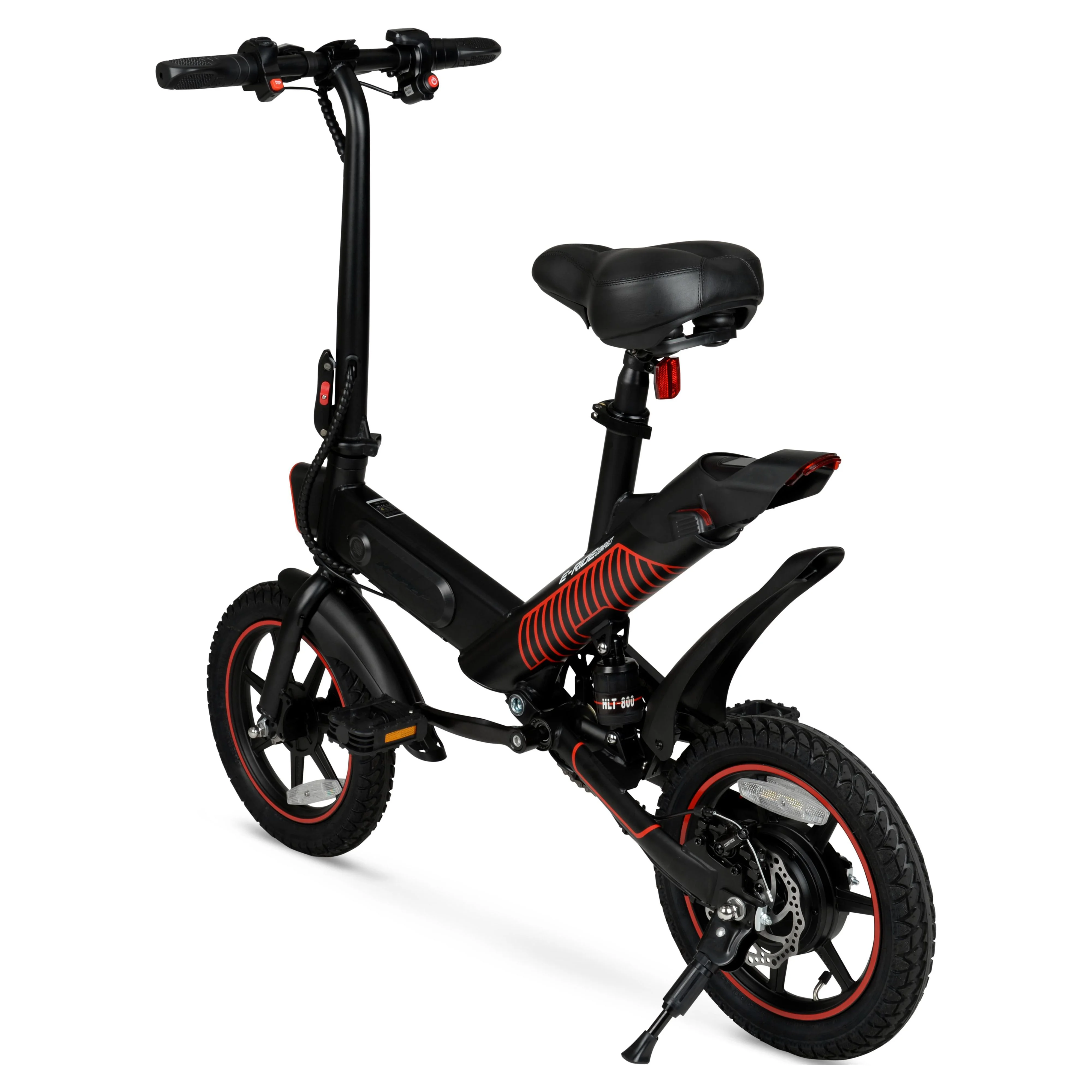 Hyper Bicycles 14" 36V Foldable Compact Electric Bike w/Throttle, 350W Motor, Recommended Ages 14 years and up