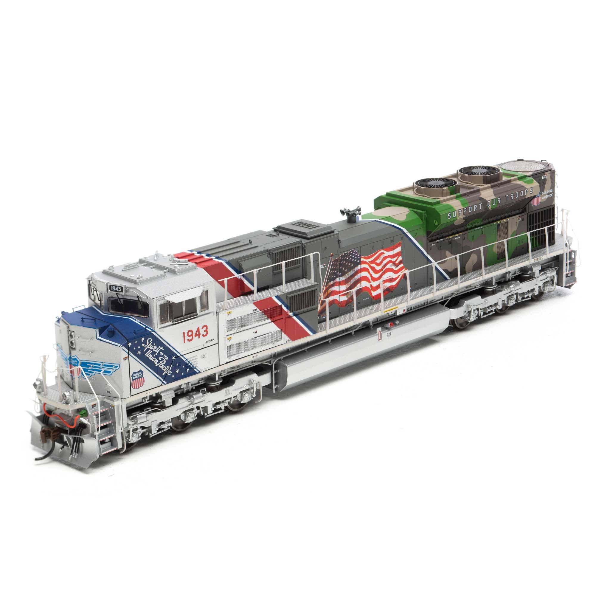 Athearn ATHG01943 SD70ACe w/DCC u0026 Sound, UP/Spirit of Up #1943, HO