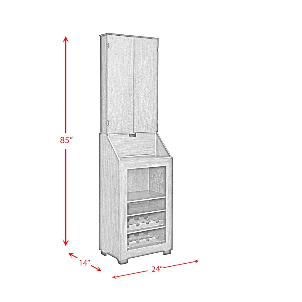 Picket House Furnishings Tyson Dartboard Cabinet