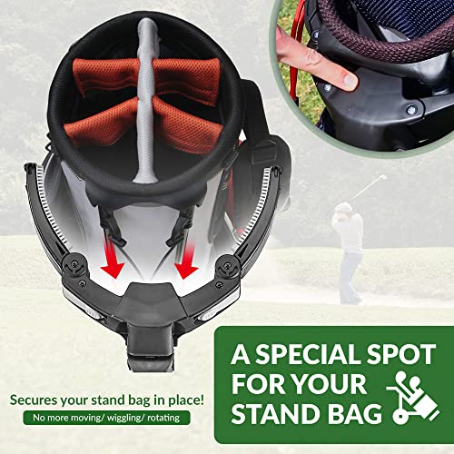 Caddytek CaddyLite EZ V8 3 Wheel Golf Push Cart - Golf Trolley Foldable Collapsible Lightweight Pushcart with Foot Brake - Easy to Open & Close