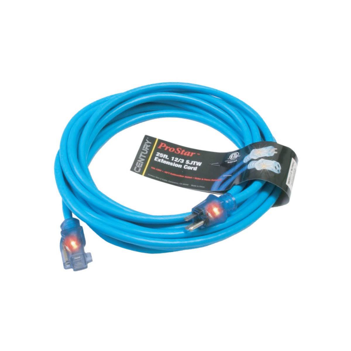Century Wire u0026 Cable D11712050BL 4 in. 50 ft. Extension Cord - Blue