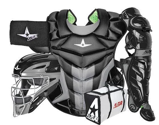 All-Star System 7 Axis Youth Pro Catcher&s Kit CK912S7X - Black