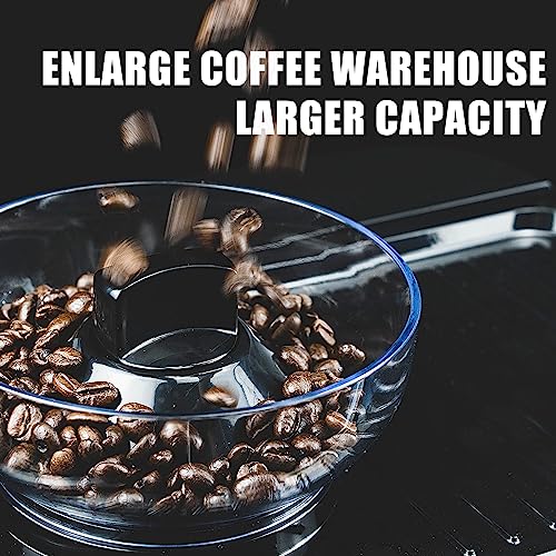 Espresso Machine 15 Bar, Coffee Maker With Milk Frother Steam Wand, Built-In Bean Grinder, Combo Cappuccino Machine with 70oz Removable Water Tank (ABS high-strength plastic shell)