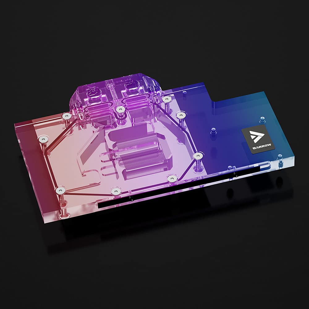 Barrow Copper GPU Water Cooling Block GPU Waterblock Graphics Card Water Cooling Block for MSI RTX3090 RTX3080 RTX3070 (for MSI RTX3090 RTX3080 Ventus 3X with Water Cooling Backplate)