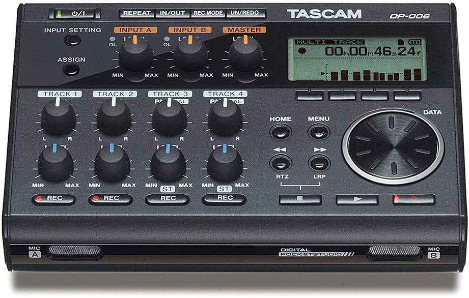 Tascam DP-006 6-Track Digital Pocketstudio Bundle with 16GB Ultra Memory Card