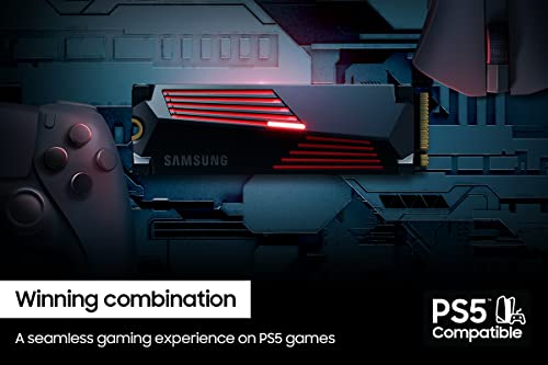 Samsung 990 PRO SSD NVMe M.2 PCIe Gen4, M.2 2280 Internal Solid State Hard Drive, Seq. Read Speeds Up to 7,450 MB/s for High End Computing, Gaming, and Heavy Duty Workstations, MZ-V9P2T0B/AM