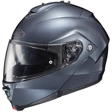 HJC Solid IS-MAX 2 Modular Helmet Single Shield with Pinlock Pins, Size: Medium, Black