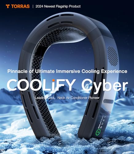 TORRAS COOLIFY Cyber Neck Air Conditioner, Extreme Cooling Version Neck Fan