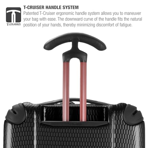 Traveler's Choice Maxporter II Hardside Polycarbonate Suitcase with Spinner Wheels, Carbon Gray, 30" Trunk Luggage