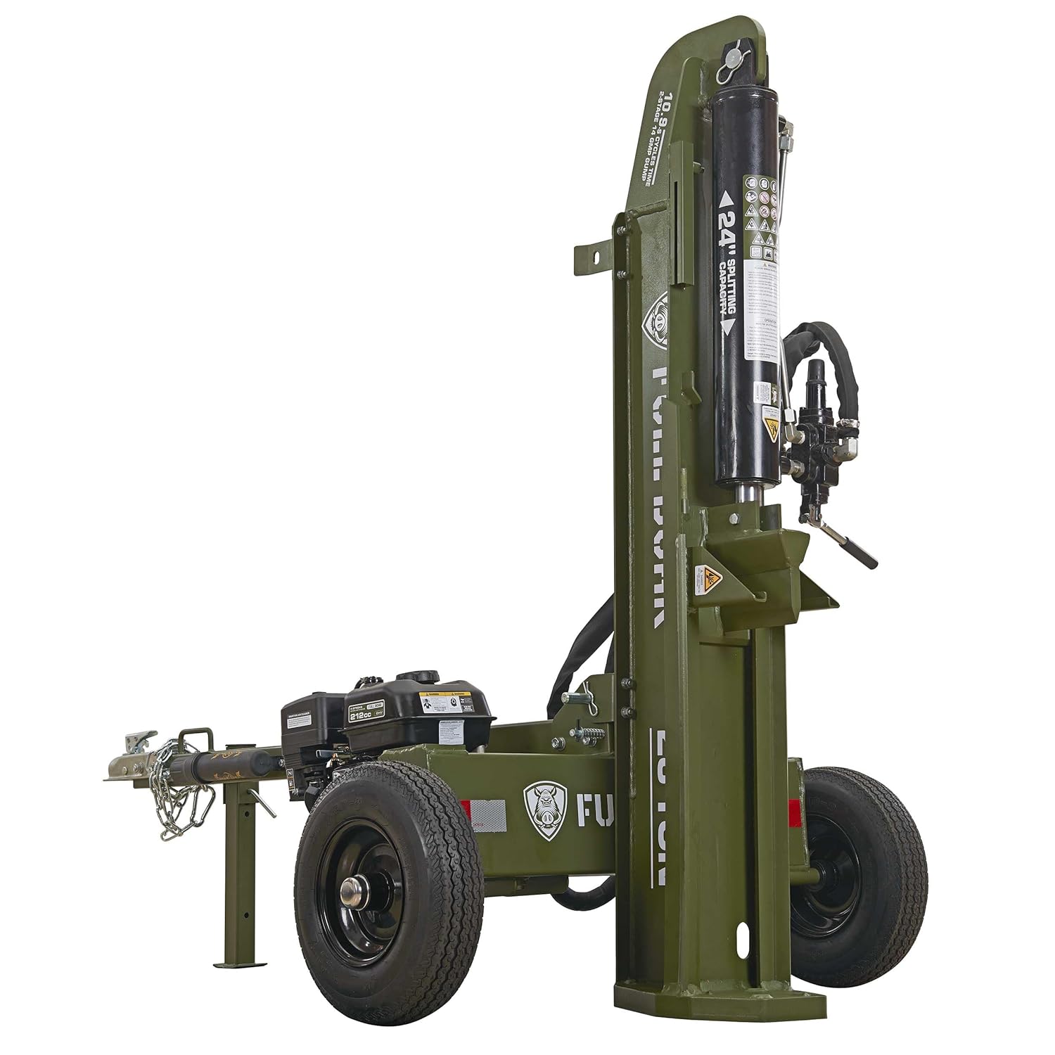 28 Ton Log Splitter-Full Boar Engine 212cc (49 State)
