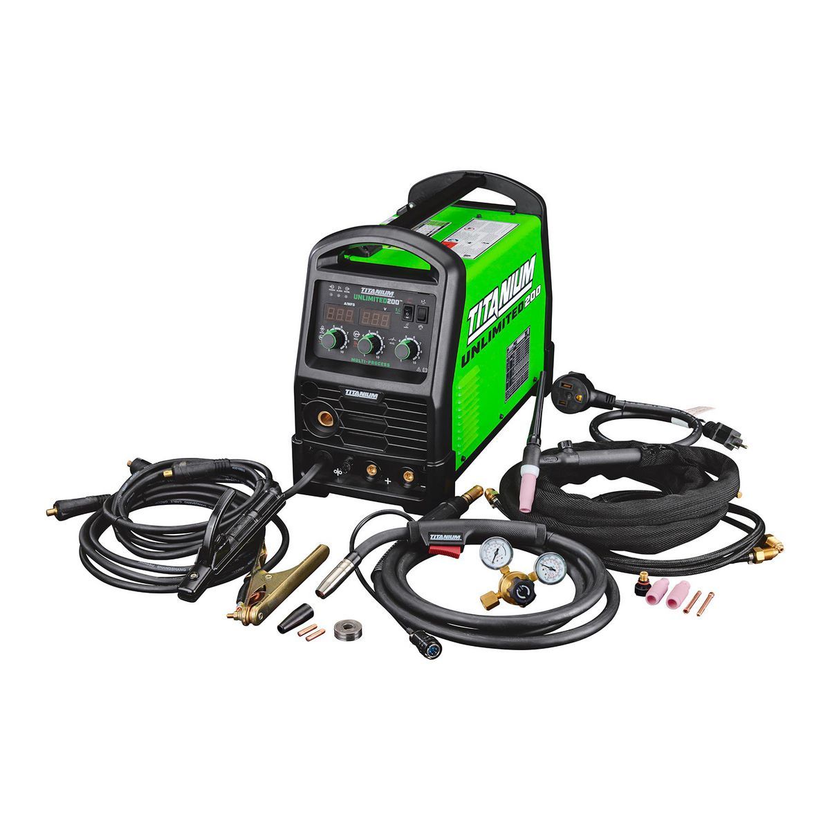 TITANIUM UNLIMITED 200 Professional Multiprocess Welder with 120/240V Input