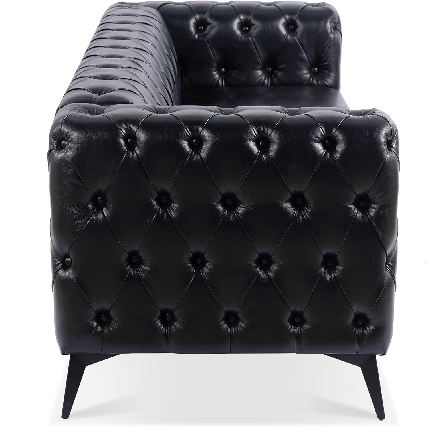 Furniture Comfy Couch Traditional Square Arm Sofa - 84.06 Inch Width, Removable Cushion, 3 Seater - Classic Design, Supreme Comfort Sofas para sala