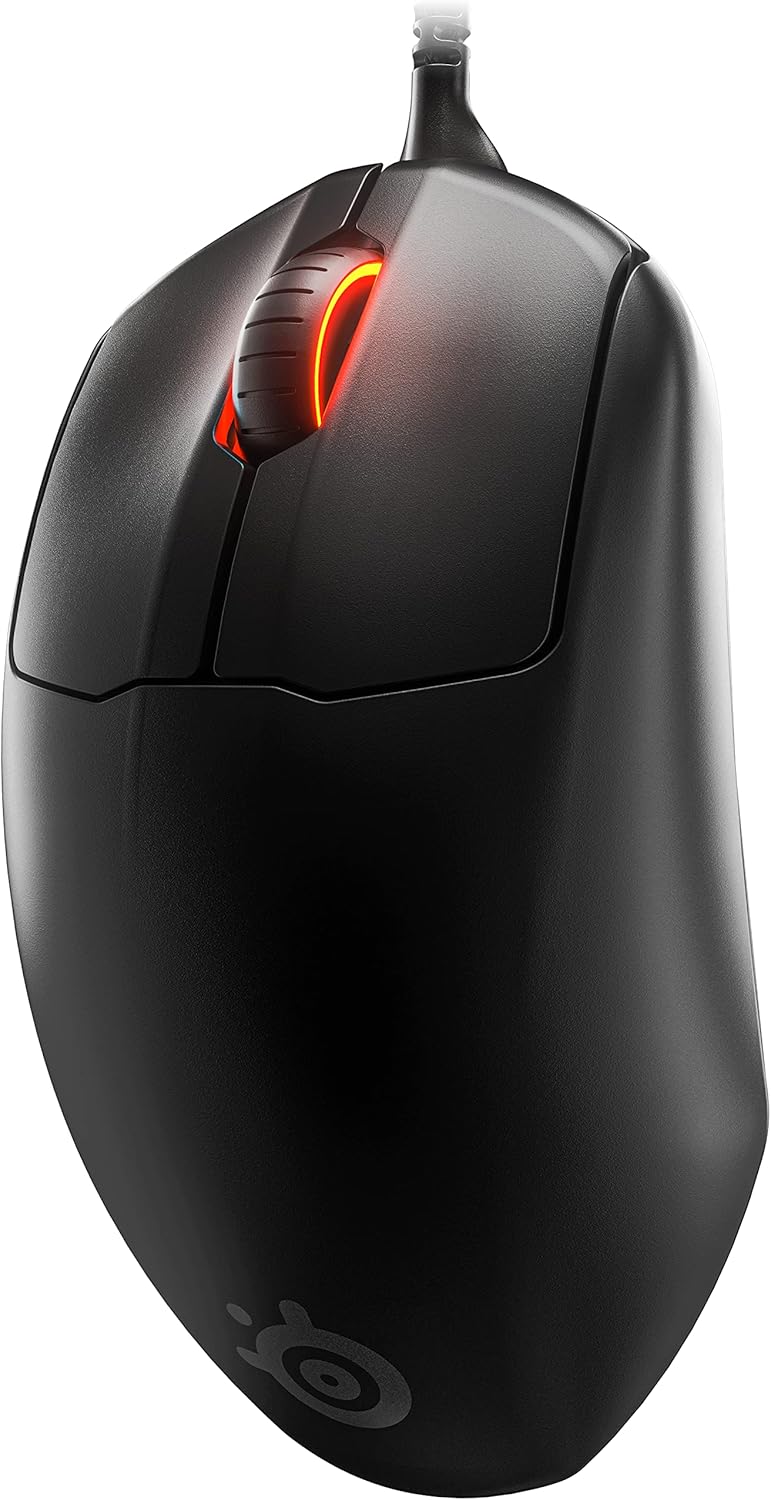 SteelSeries Rival 5 Gaming Mouse with PrismSync RGB Lighting and 9 Programmable Buttons – FPS, MOBA, MMO, Battle Royale – 18,000 CPI TrueMove Air Optical Sensor - Black Pack of 2