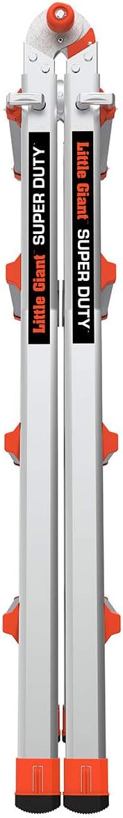 Little Giant Ladders, Super Duty, M17, 17 foot, Multi-Position Ladder, Aluminum, Type 1AA, 375 lbs weight rating, (10402)