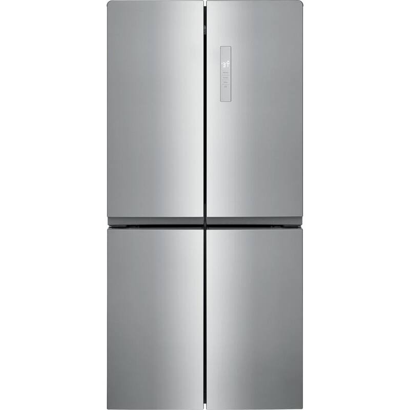 17.4 cu. ft. 4-Door Refrigerator in Brushed Steel