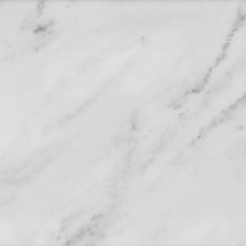 Transolid 37-in White Carrara Natural Marble Bathroom Vanity Top | G3722-M1-A-W-8C