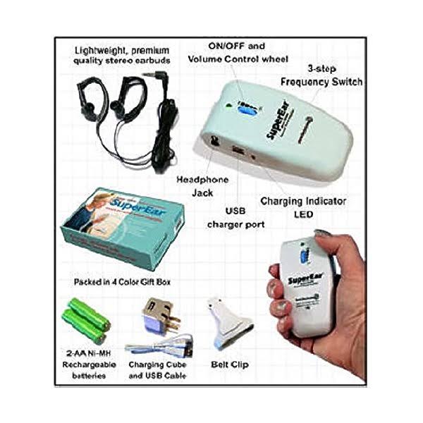 SuperEar SE9000 Rechargeable Stereo Personal Sound Amplifier