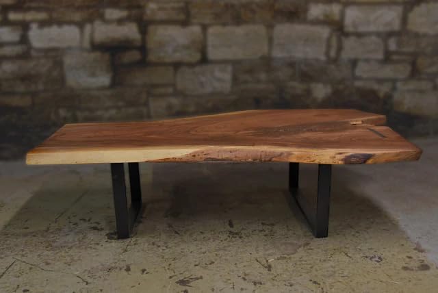Custom Natural Wood Live Edge Dining Table Wooden Dining Table Coffee Table Bar Counter Table Living Room Table Wall Art Side/End Table Conference Table Home Decor (30" Inches Tall, 108 x 36 Inches)