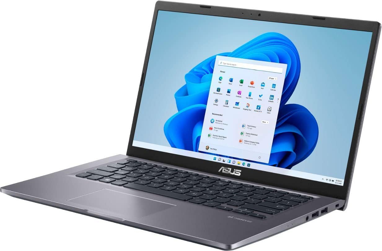 ASUS Vivobook 14'' HD Light and Thin Laptop 2023 Newest, AMD Ryzen 3 3250 (Up to 3.5GHz), Intel HD Graphics 5000, 12GB RAM, 512GB PCIe SSD, Wi-Fi 5, HDMI, Win 11 Home, Grey + 3in1 Accessories
