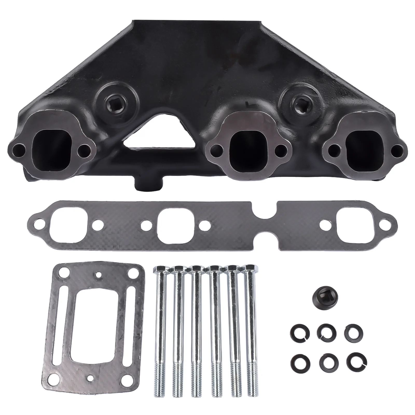 Mustrod For Volvo Penta and OMC V6 4.3L Engines Exhaust Manifold Set with Gaskets 3857656 3852338