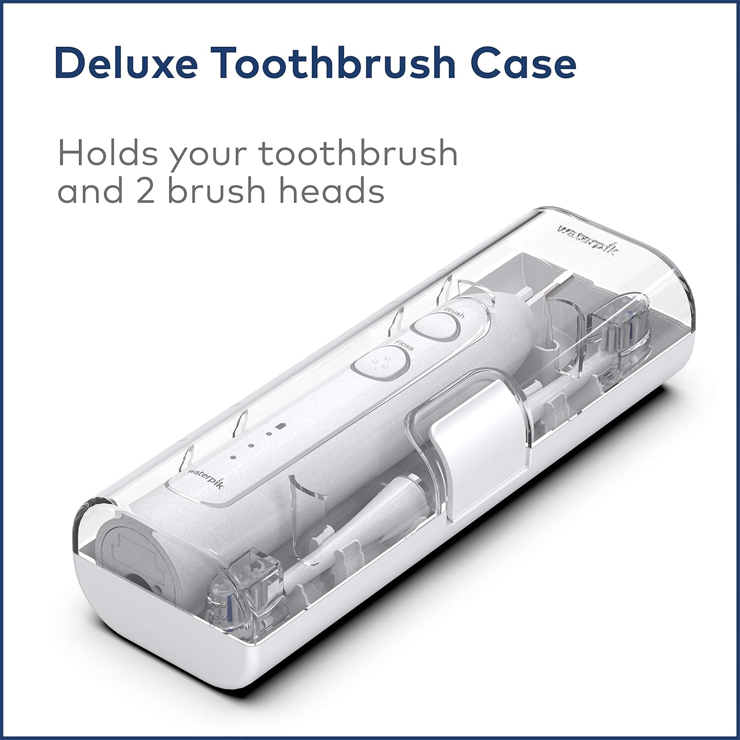 Waterpik Sonic-Fusion Professional Flossing, Electric Toothbrush & Water Flosser Combo in One, SF-02, White