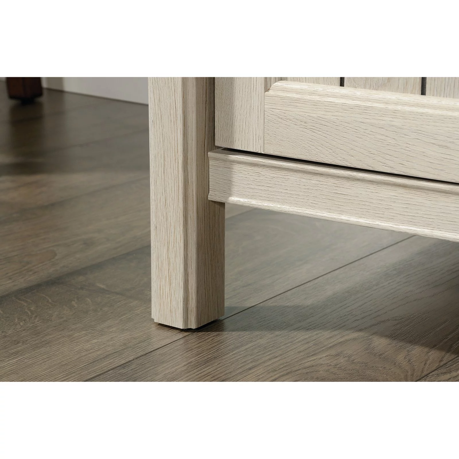 Sauder Costa 59 in. Computer Desk, Chalked Chestnut Finish