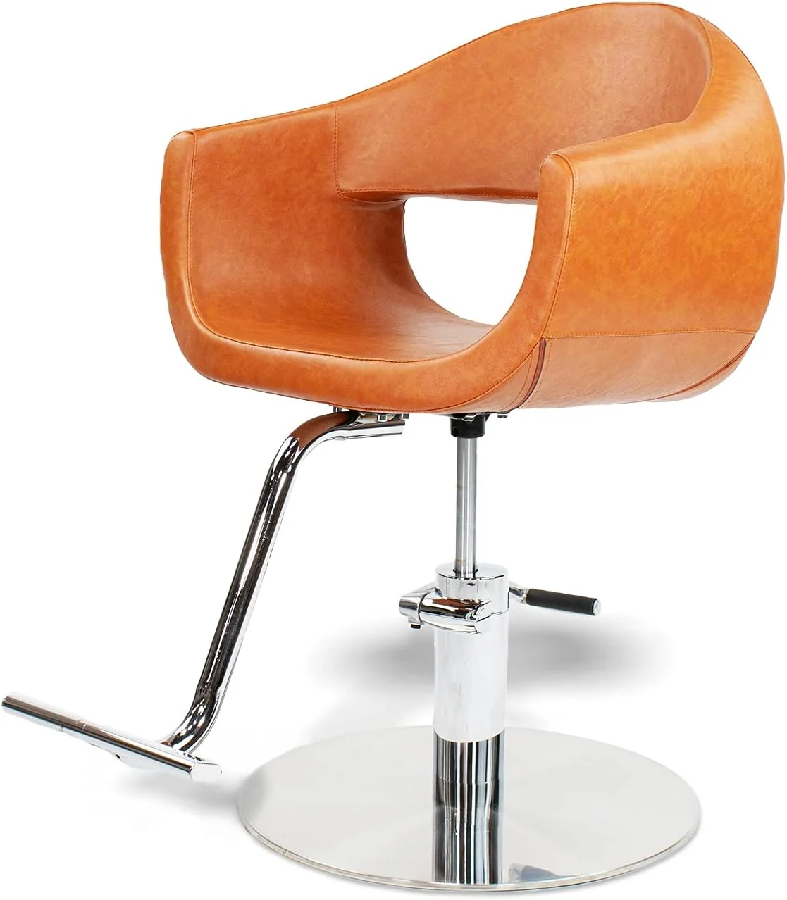Salon Styling Chair Milla Camel Brown, Beauty Salon Barbershop Hair Studio Professional Furniture And Equipment