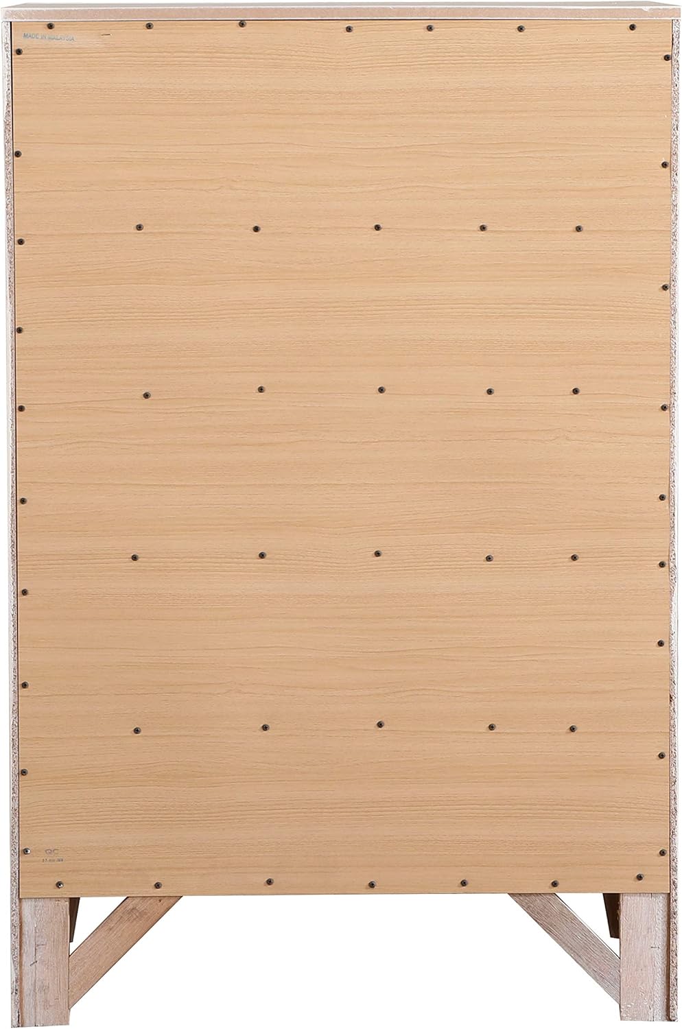 Glory Furniture Marilla 5 Drawer Chest in White