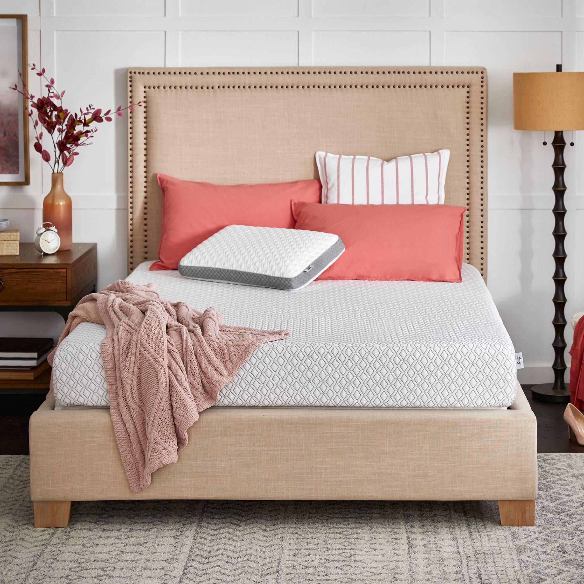 Sealy 8x22 Memory Foam Mattress-in-a-Box with Cool u0026 Clean Cover - Queen