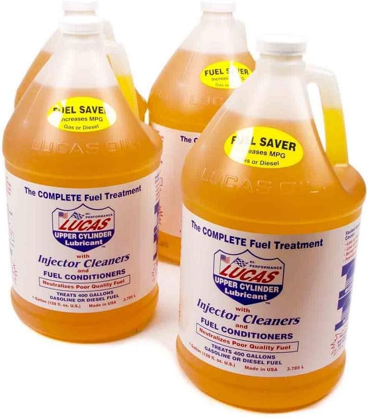 Lucas Oil 10013-PK4 Fuel Treatment - 1 Gallon (Pack of 4)