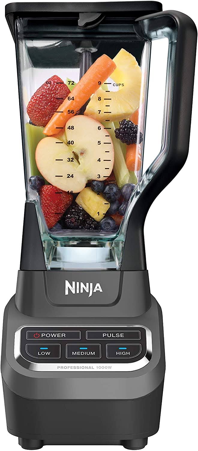 Ninja Professional 72 oz Countertop Blender with 1000-Watt Base and Total Crushing Technology for Smoothies, Ice and Frozen Frui