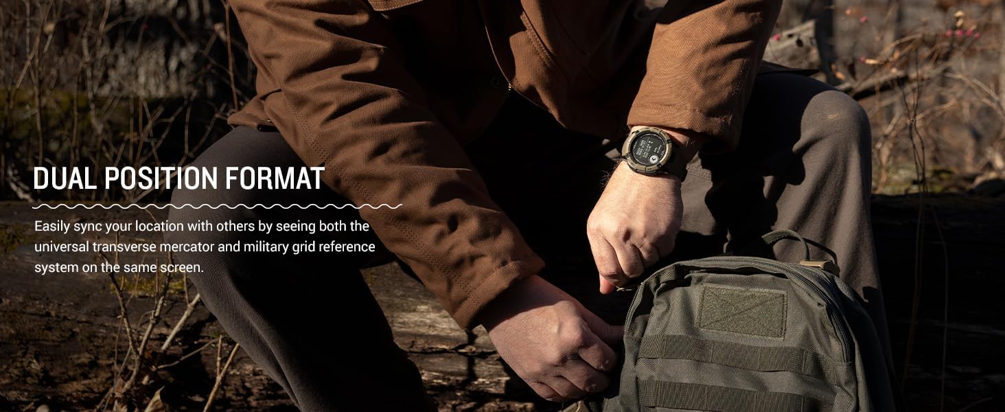 Garmin Instinct 2X Solar - Tactical Edition Coyote Tan, Rugged Outdoor GPS Smartwatch for Men, Ballistics Calculator, Solar Charging Capability Built-in Flashlight Smart Watch Bundle with Accessories
