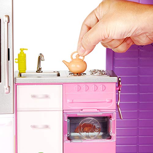 Barbie Dreamhouse Dollhouse with Pool, Slide and Elevator, Plus Lights, Sounds and 70+ Total Accessories, for 3 to 7 Year Olds
