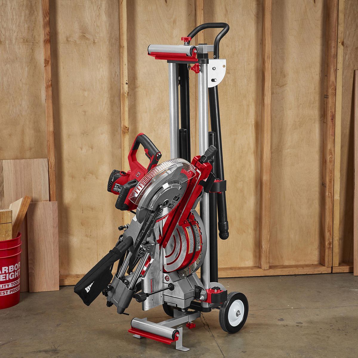 BAUER 400 lb. Mobile Folding Miter Saw Stand