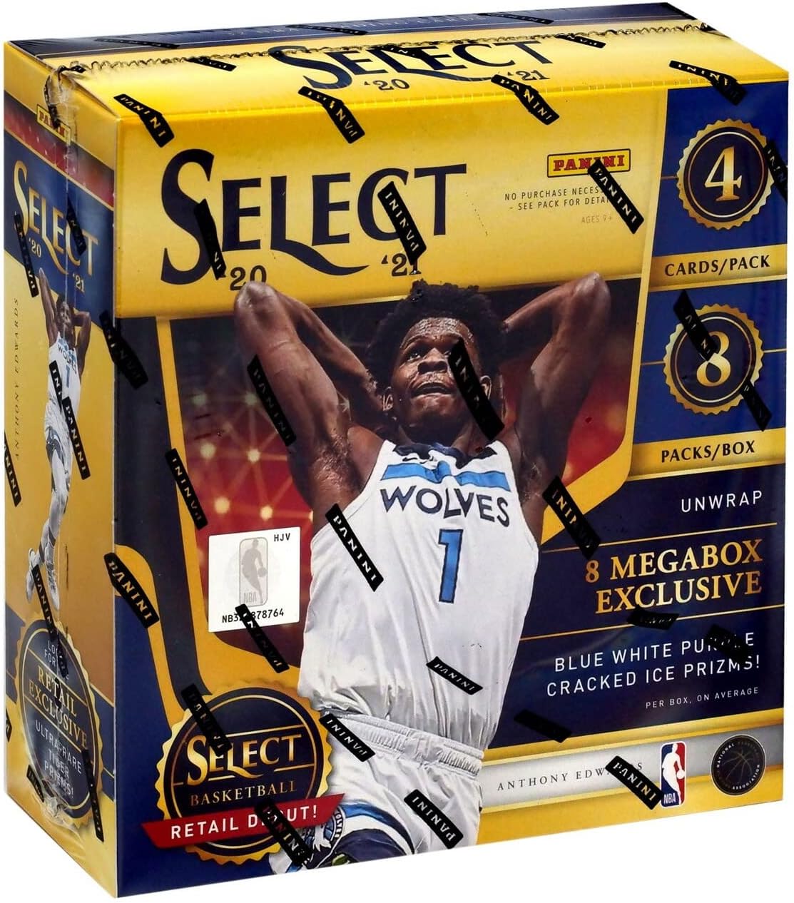 2020-21 Panini Select NBA Basketball MEGA Box