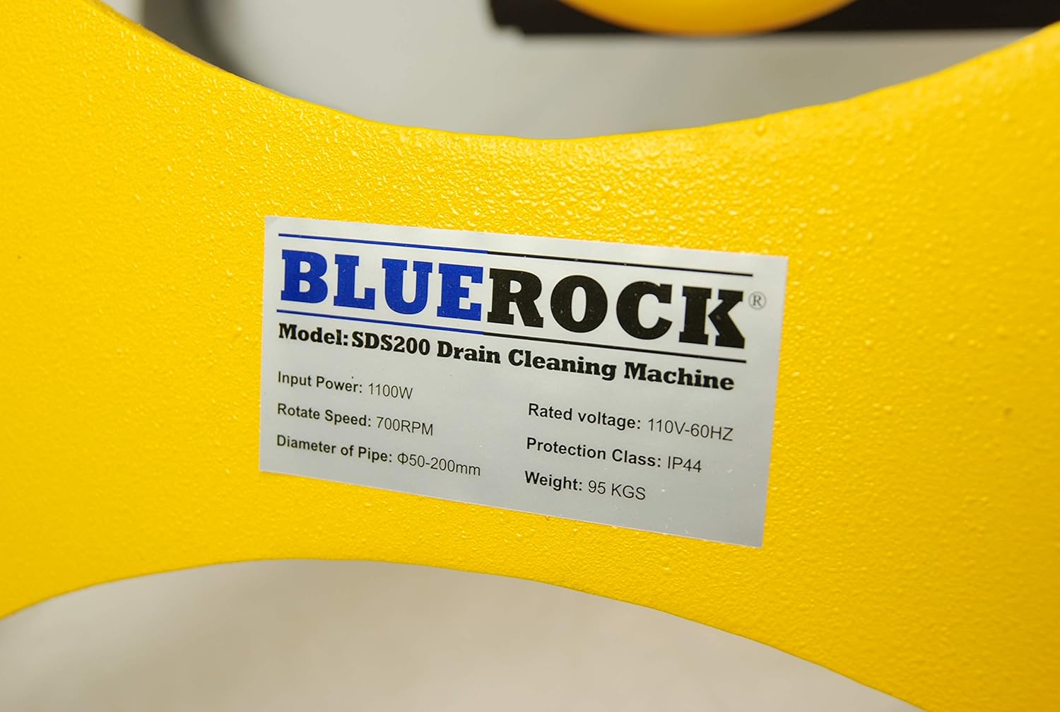 Package Deal BLUEROCK Tools SDS200 2" - 8" Sectional Pipe Drain Cleaning Machine Snake Cleaner